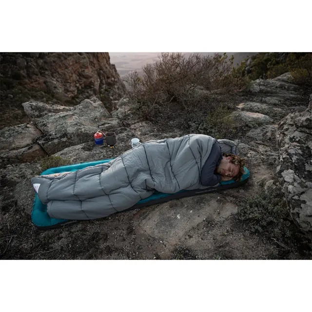 7 - Спальний мішок з мішком для зберігання Naturehike M400 CNK2350WS023 лівий. Сірий