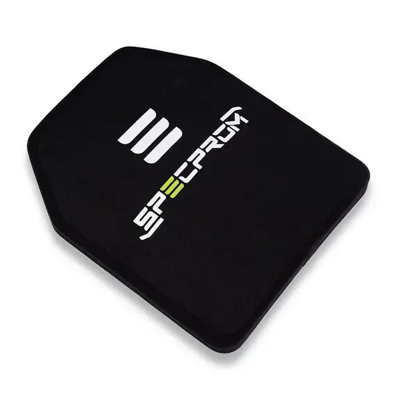 5 - Керамічна бронеплита Sic+PE 6-го класу SPECPROM. Вага 2.4 кг. Розмір 25 на 30 см