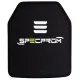 2 - Керамічна бронеплита 6-го класу SPECPROM. Вага 3.7 кг. Розмір 26 на 33 см