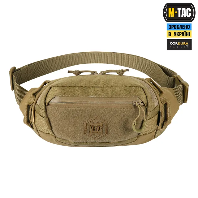 2 - Сумка на пояс M-TAC  Waist Bag Elite Hex. Койот