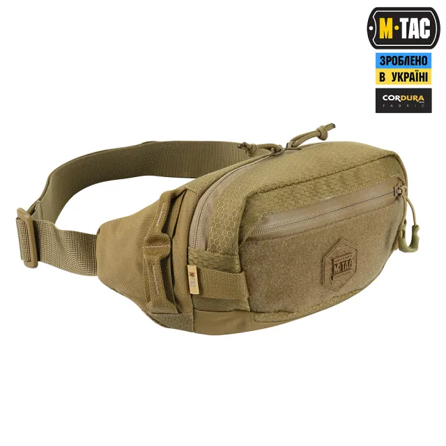 3 - Сумка на пояс M-TAC  Waist Bag Elite Hex. Койот