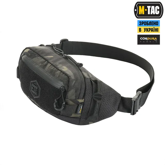 1 - Сумка на пояс M-TAC Waist Bag Elite Hex. Мультикам-чорний