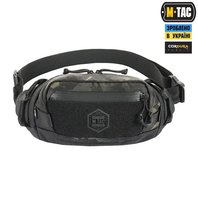 2 - Сумка на пояс M-TAC Waist Bag Elite Hex. Мультикам-чорний