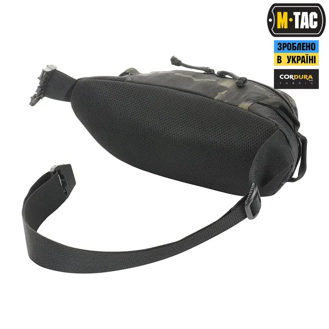 4 - Сумка на пояс M-TAC Waist Bag Elite Hex. Мультикам-чорний