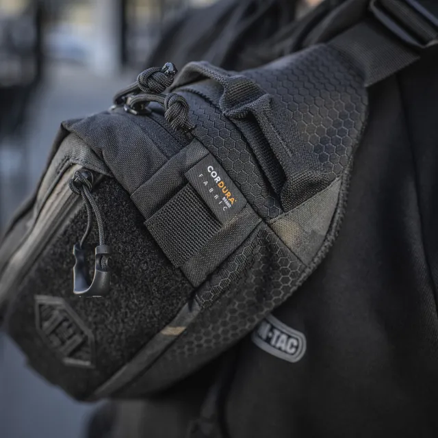 9 - Сумка на пояс M-TAC Waist Bag Elite Hex. Мультикам-чорний