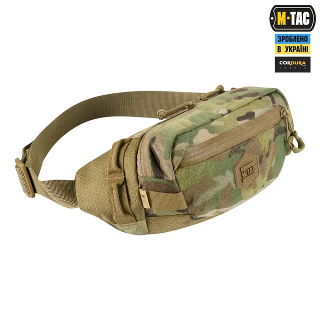 3 - Сумка на пояс M-TAC Waist Bag Elite Hex. Мультикам-койот