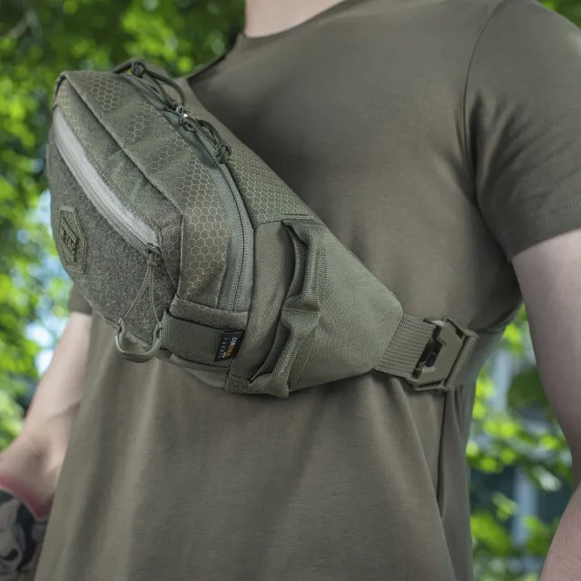 5 - Сумка на пояс M-TAC Waist Bag Elite Hex. Олива