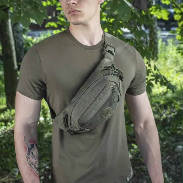 8 - Сумка на пояс M-TAC Waist Bag Elite Hex. Олива