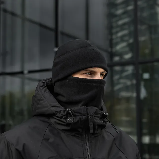 6 - Шапка флісова M-Tac Watch Cap Elite із Slimtex. Чорний