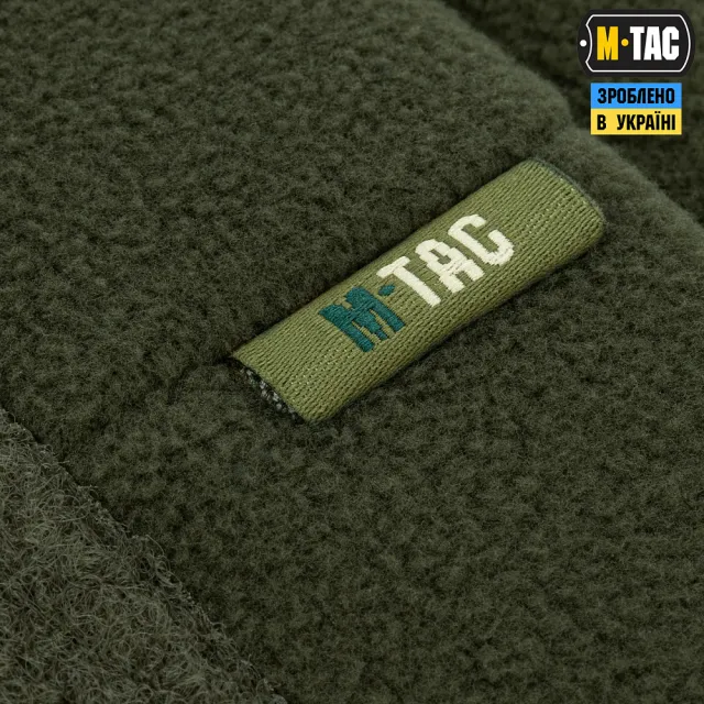7 - Шапка флісова M-Tac Watch Cap Elite з Velcro. Олива