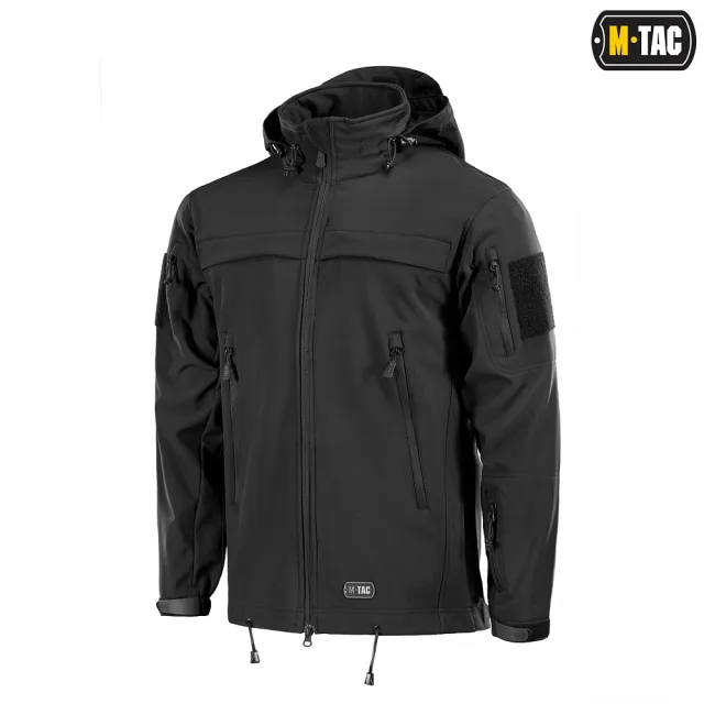 1 - Куртка M-Tac Soft Shell Police. Чорна