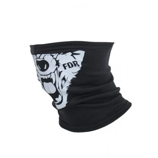 2 - Бафф флисовый Pancer Волк, Черный