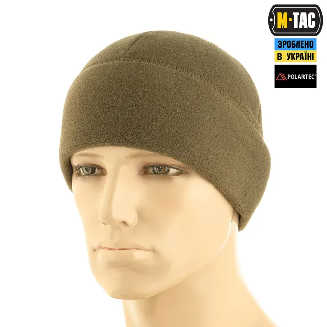 1 - Шапка флисовая M-Tac Watch Cap Polartec. Коричневый