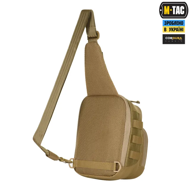 2 - Сумка через плече M-Tac Cross Bag Elite Hex. Койот