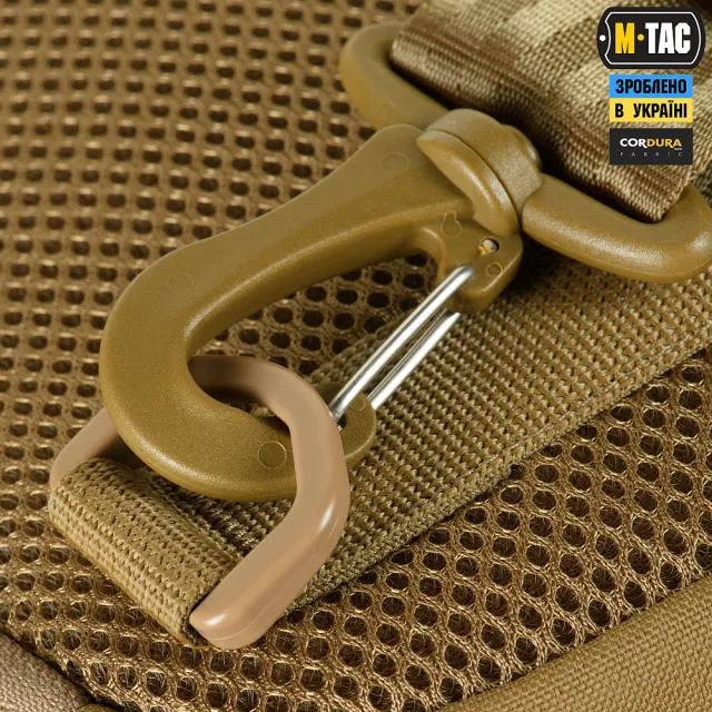 4 - Сумка через плече M-Tac Cross Bag Elite Hex. Койот