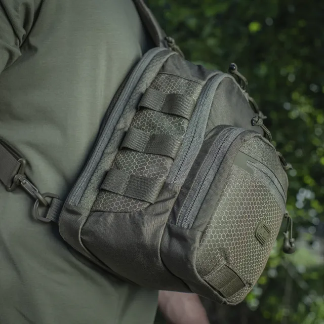 5 - Сумка через плече M-Tac Cross Bag Elite Hex. Олива