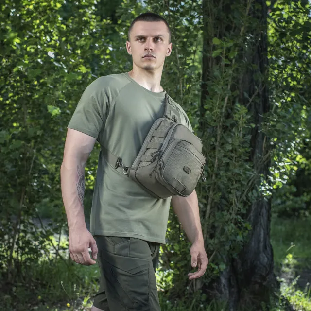 10 - Сумка через плече M-Tac Cross Bag Elite Hex. Олива