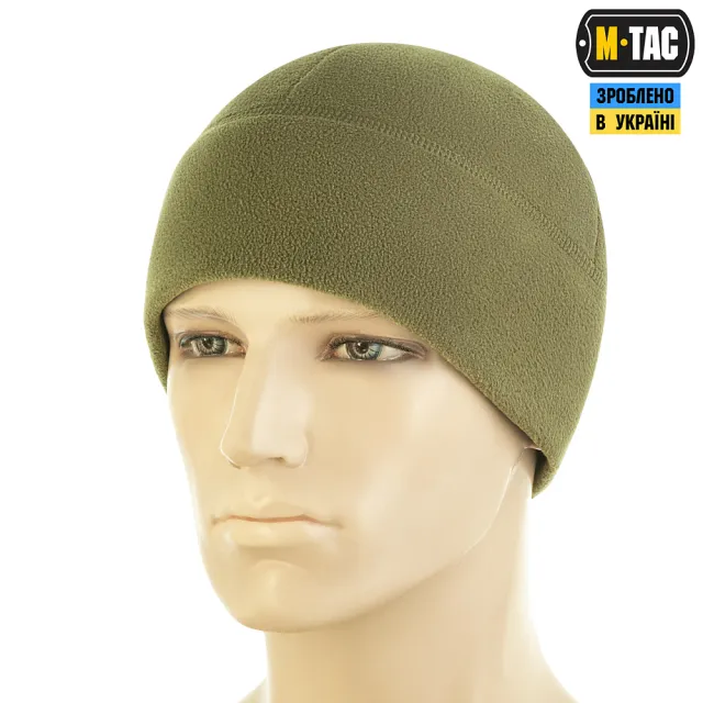 1 - Шапка флісова M-Tac Watch Cap Elite із Slimtex. Коричневий