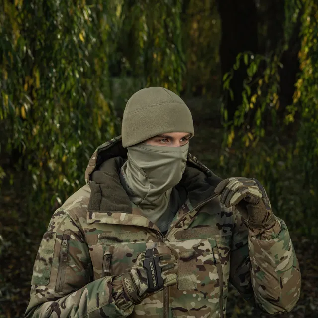 6 - Шапка флісова M-Tac Watch Cap Elite із Slimtex. Коричневий