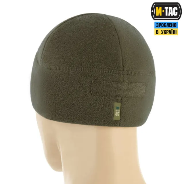 3 - Шапка флисовая M-Tac Watch Cap Elite с Velcro. Темная олива