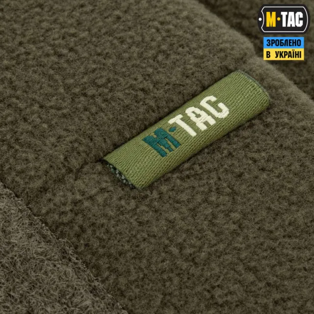 5 - Шапка флисовая M-Tac Watch Cap Elite с Velcro. Темная олива