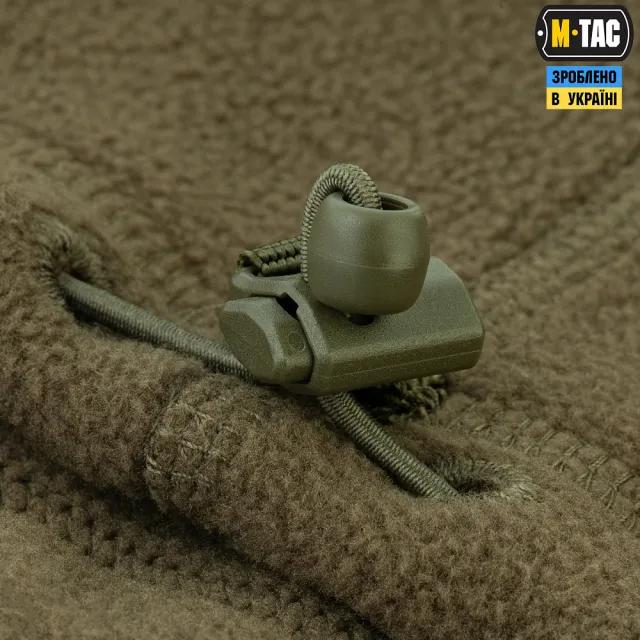 5 - Флисовый бафф, шарф M-Tac Elite Fleece анатомический с затяжкой. Олива