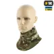2 - Флисовый бафф, шарф M-Tac Elite Fleece анатомический с затяжкой. Мультикам