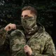 8 - Флисовый бафф, шарф M-Tac Elite Fleece анатомический с затяжкой. Мультикам