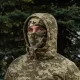6 - Флисовый бафф, шарф M-Tac Elite Fleece анатомический с затяжкой. Пиксель
