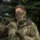 8 - Флисовый бафф, шарф M-Tac Elite Fleece анатомический с затяжкой. Пиксель