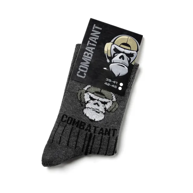 6 - Шкарпетки трекінгові Combatant Patrol Core Mid Summer. Сірий