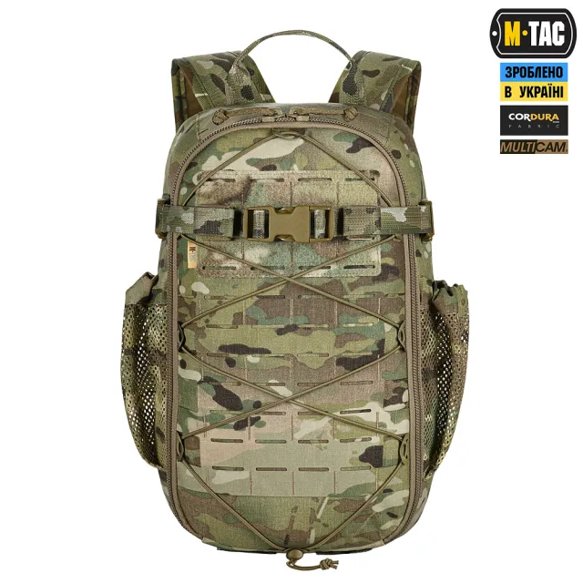 24 - Тактичний рюкзак M-Tac Sturm Elite з ергономічними лямками. Мультикам