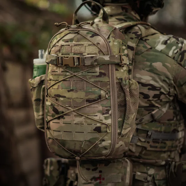 11 - Тактичний рюкзак M-Tac Sturm Elite з ергономічними лямками. Мультикам
