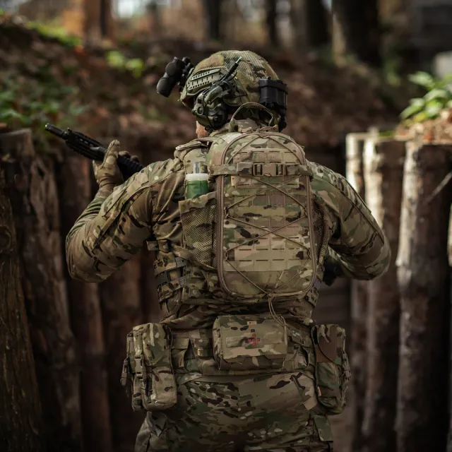 3 - Тактичний рюкзак M-Tac Sturm Elite з ергономічними лямками. Мультикам