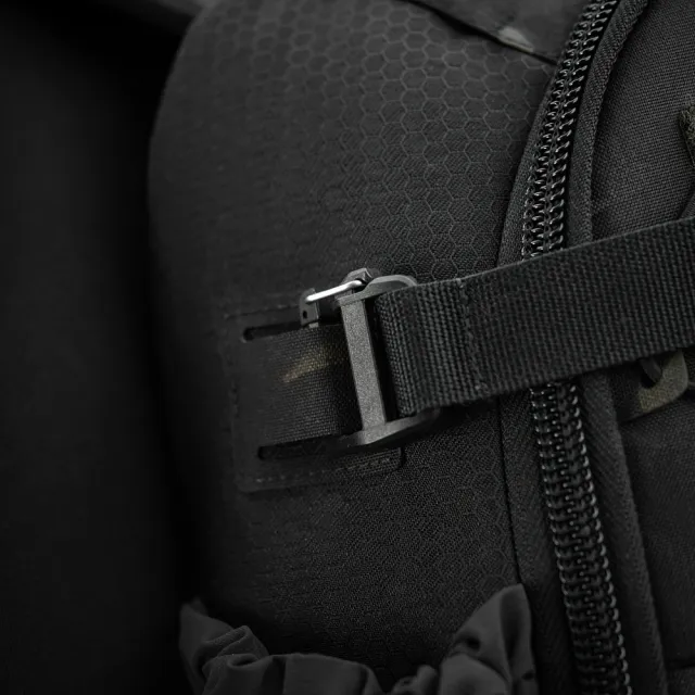 2 - Тактичний рюкзак M-Tac Sturm Elite з ергономічними лямками. Чорний мультикам