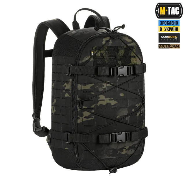 23 - Тактический рюкзак M-Tac Sturm Elite с эргономичными лямками X-Large Elite Gen.II. Черный мультикам