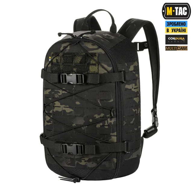 1 - Тактический рюкзак M-Tac Sturm Elite с эргономичными лямками X-Large Elite Gen.II. Черный мультикам