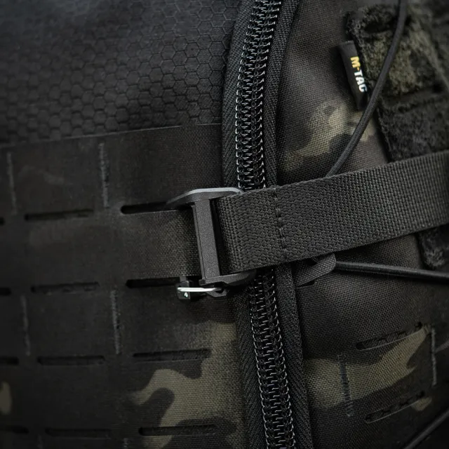 2 - Тактический рюкзак M-Tac Sturm Elite с эргономичными лямками X-Large Elite Gen.II. Черный мультикам