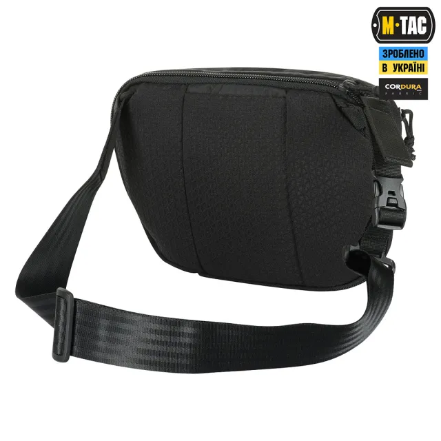 4 - Сумка через плечо M-Tac Sphaera Hex Hardsling Bag Elite Large с липучкой. Черный