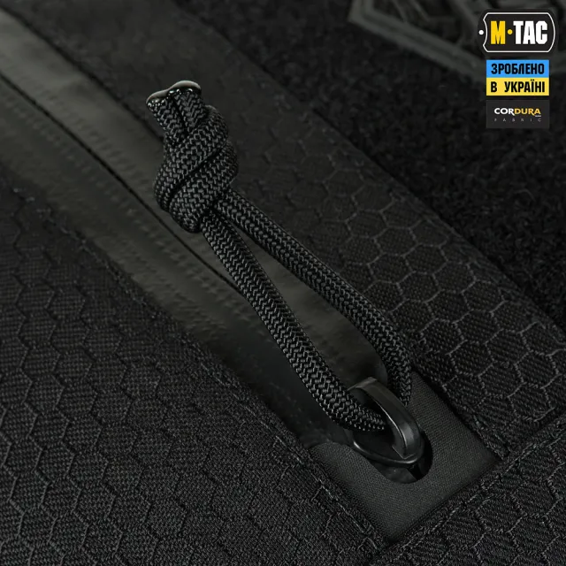 9 - Сумка через плечо M-Tac Sphaera Hex Hardsling Bag Elite Large с липучкой. Черный
