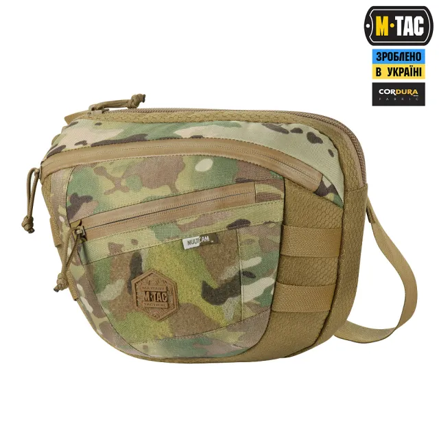 1 - Сумка через плече M-Tac Sphaera Hex Hardsling Bag Elite Large з липучкою. Мультикам