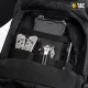 3 - Тактична сумка через плече M-Tac Urban Line City Hunter Hexagon. Чорний