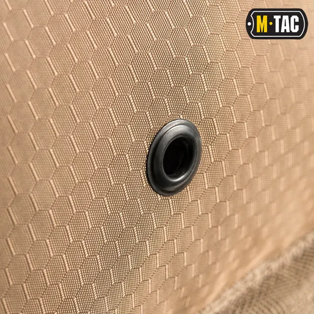 13 - Тактична сумка через плече M-Tac Urban Line City Hunter Hexagon. Койот