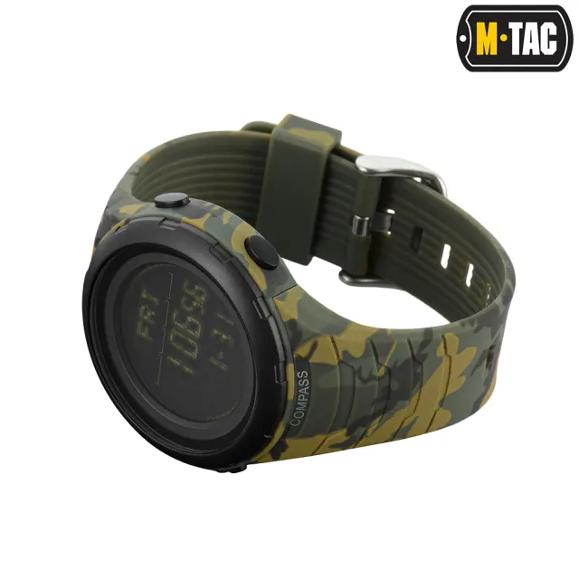 17 - Годинник тактичний M-Tac 2166. Камуфляж