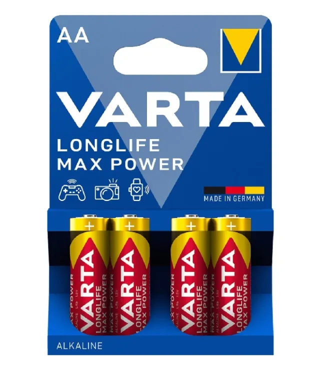 1 - Батарейки Varta Max Power LR6/AA Alkaline, 4 шт