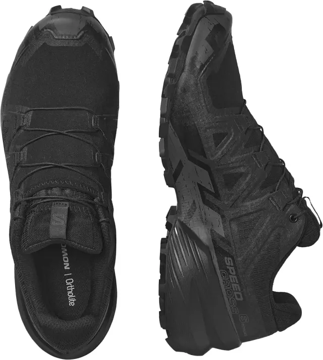 3 - Кросівки тактичні Salomon Speedcross 6 Forces. Чорний