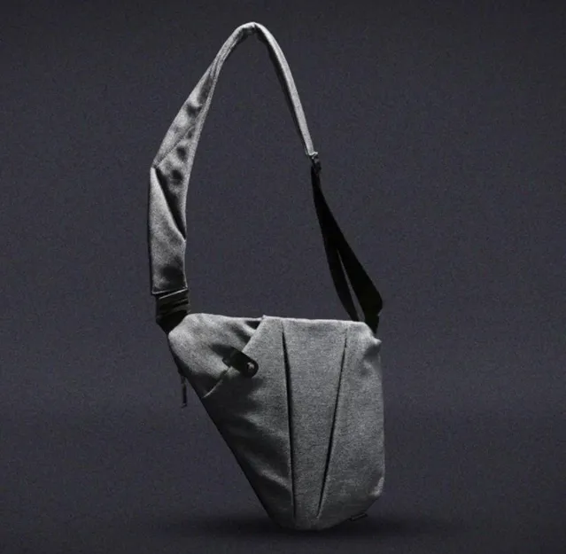 4 - Сумка месенджер Crossbody 4634 кобура. Графіт