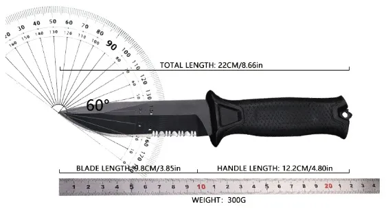 3 - Ніж мисливський Gerber Bear Grylls 539-5. Чорний