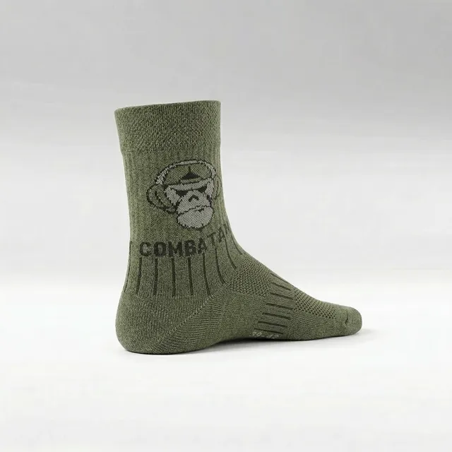 5 - Шкарпетки трекінгові Combatant Patrol Core Mid Summer. Хакі