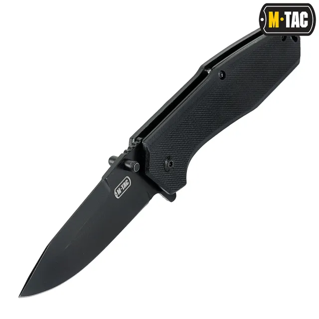 6 - Ніж складаний M-TAC Type 5. Чорний